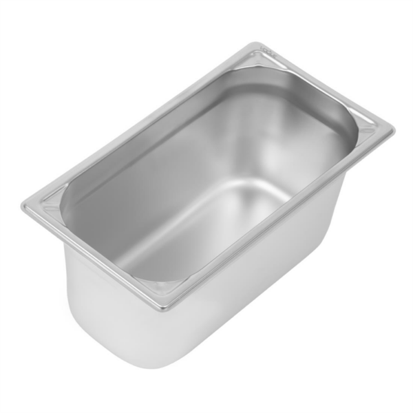 Vogue Heavy Duty Stainless Steel 1/3 Gastronorm Tray 150mm