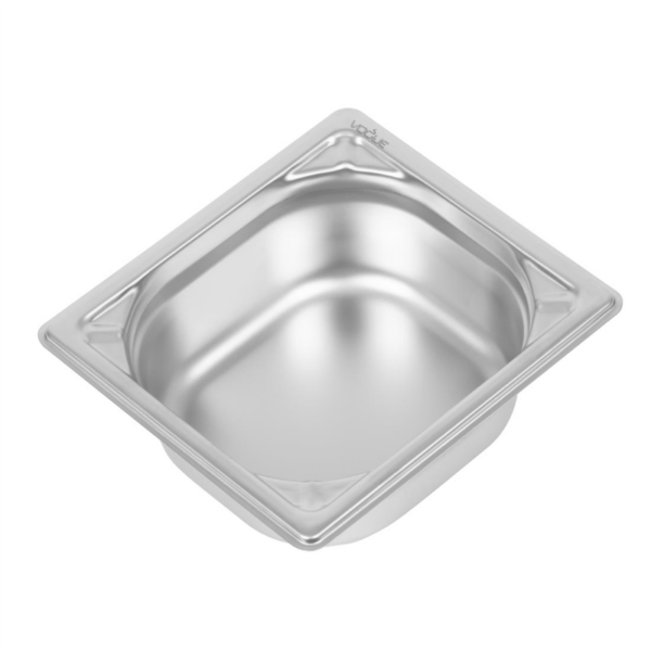 Vogue Heavy Duty Stainless Steel 1/6 Gastronorm Tray 65mm