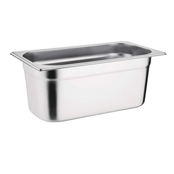 Vogue Stainless Steel 1/3 Gastronorm Tray 100mm