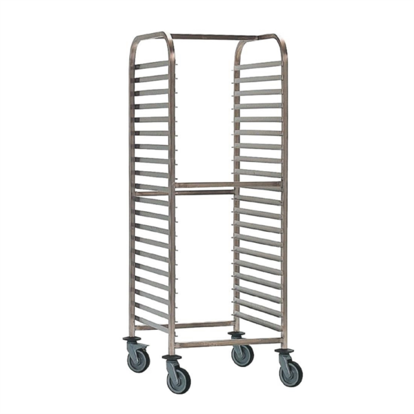 Matfer Bourgeat Double Gastronorm Racking Trolley 15 Shelves