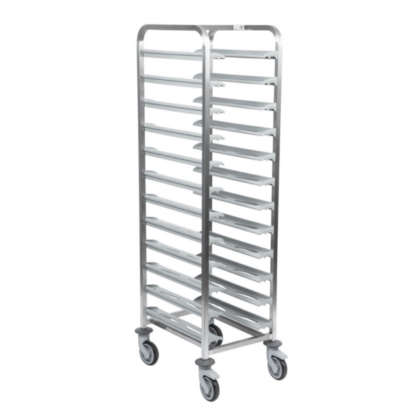 Matfer Bourgeat 12 Tray Cafeteria Trolley Grey