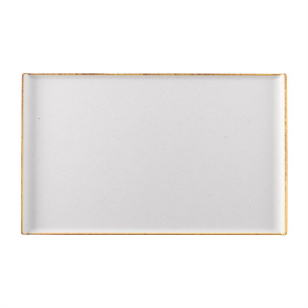 Churchill Melamine Stonecast Rectangular Buffet Tray 530x325mm (Pack of 2)