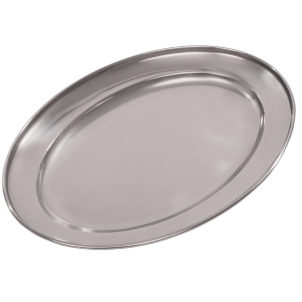 Olympia Stainless Steel Oval Serving Tray 250mm