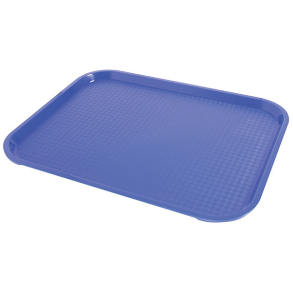 FAST FOOD BLUE TRAY 31 X 41CM/ 12 X 16