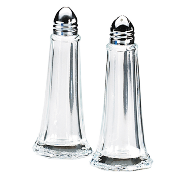 LIGHTHOUSE SALT &  PEPPER SET CLEAR