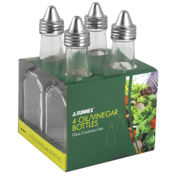 OIL / VINEGAR BOTTLES (PACK OF 4)390ml / 13.5fl.oz