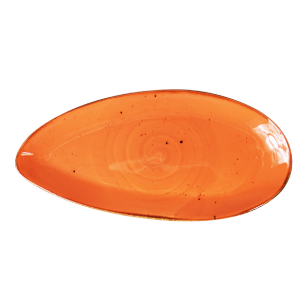 ORION ELEMENTS  LEAF SHAPED PLATE- SUN BURST