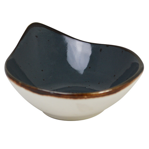 ORION ELEMENTS  RUSTIC DIP DISH- SLATE GREY