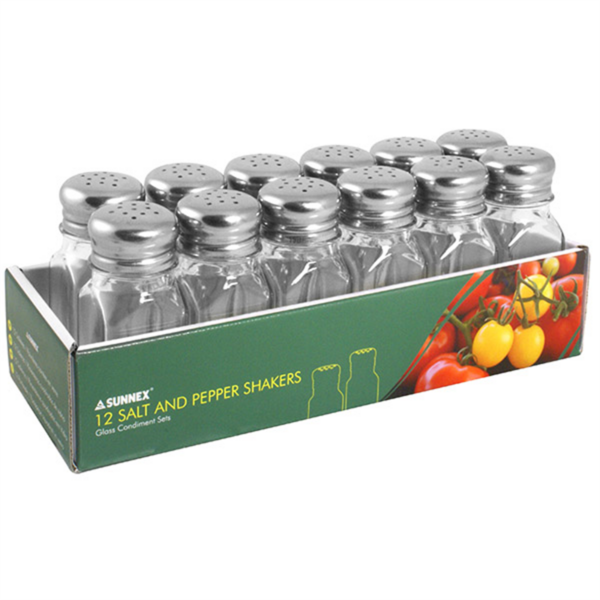 SQUARE SALT PEPPER 12 PACK200ml / 7fl.oz