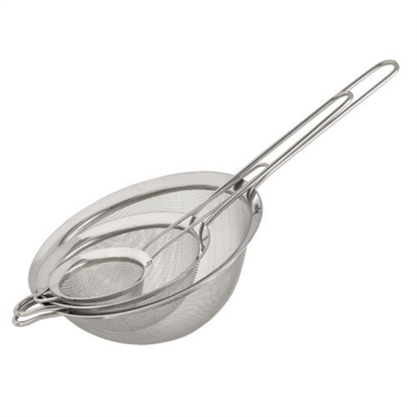 3 Piece Strainer Set (includes 3 Sieves 8.5cm, 14.5cm and 19.5cm)